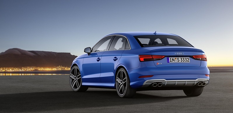 The 2016 Audi S3 Saloon derivative in the new Audi A3 range
